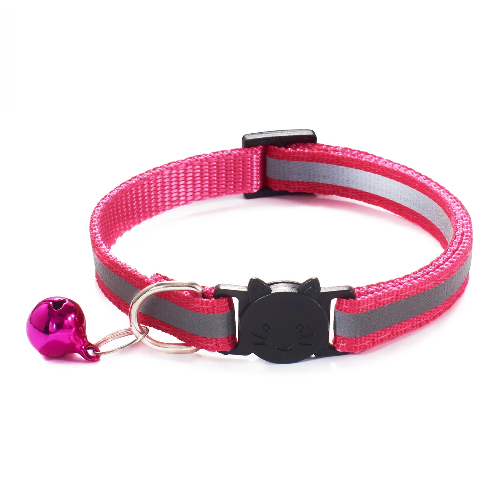 Collier réfléchissant avec clochette pour chat