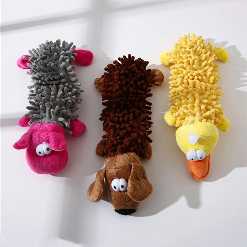 Peluche sonore pour petits et moyens chiens