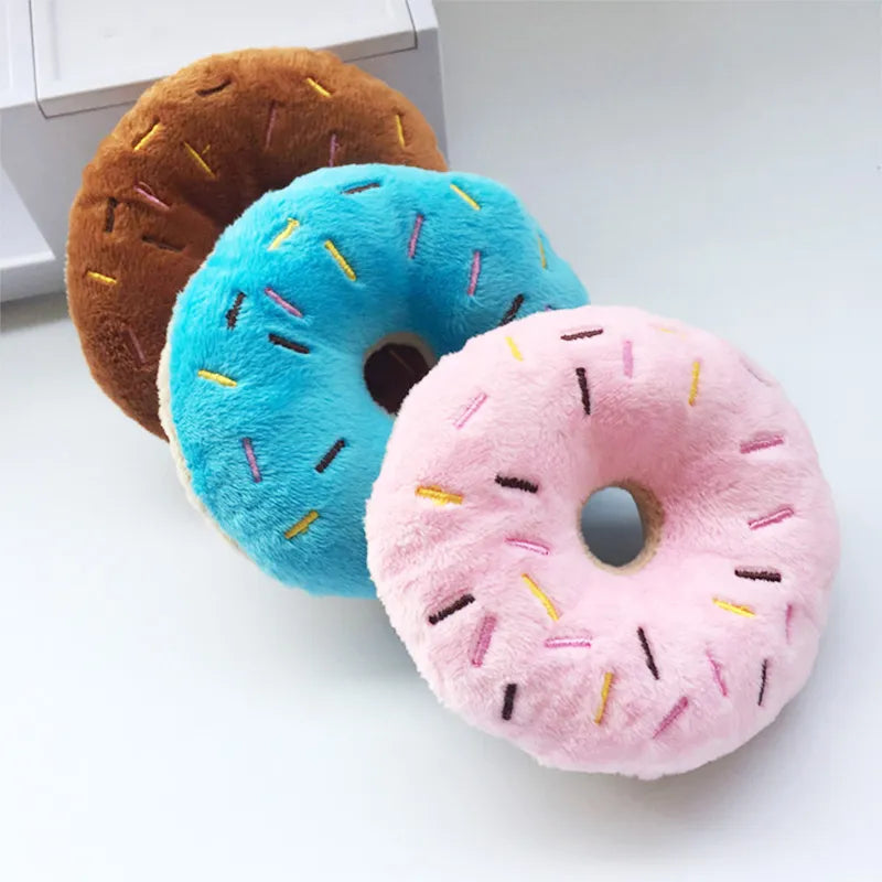 Donut sonore interactif pour petits et moyens chiens