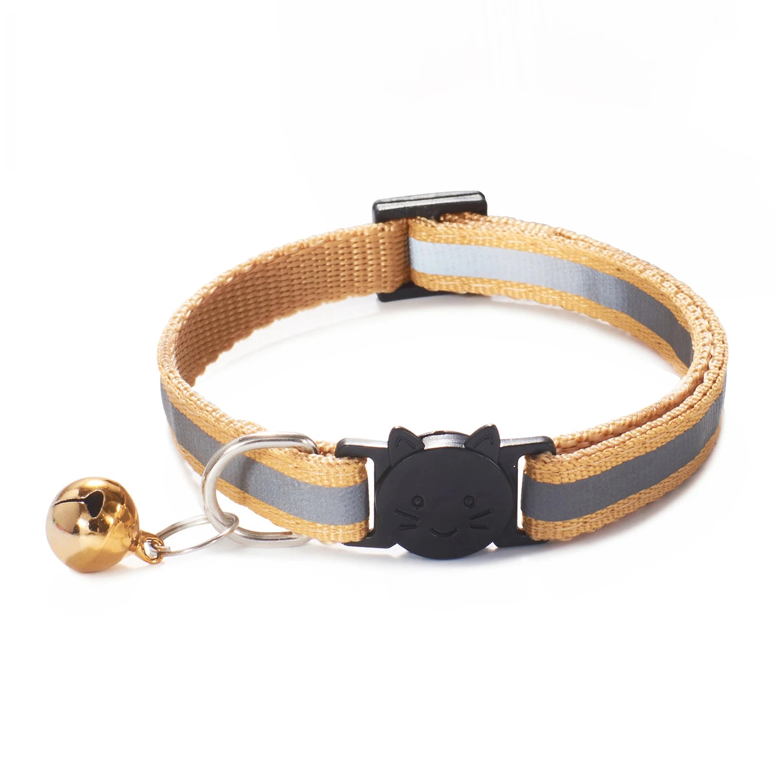 Collier réfléchissant avec clochette pour chat