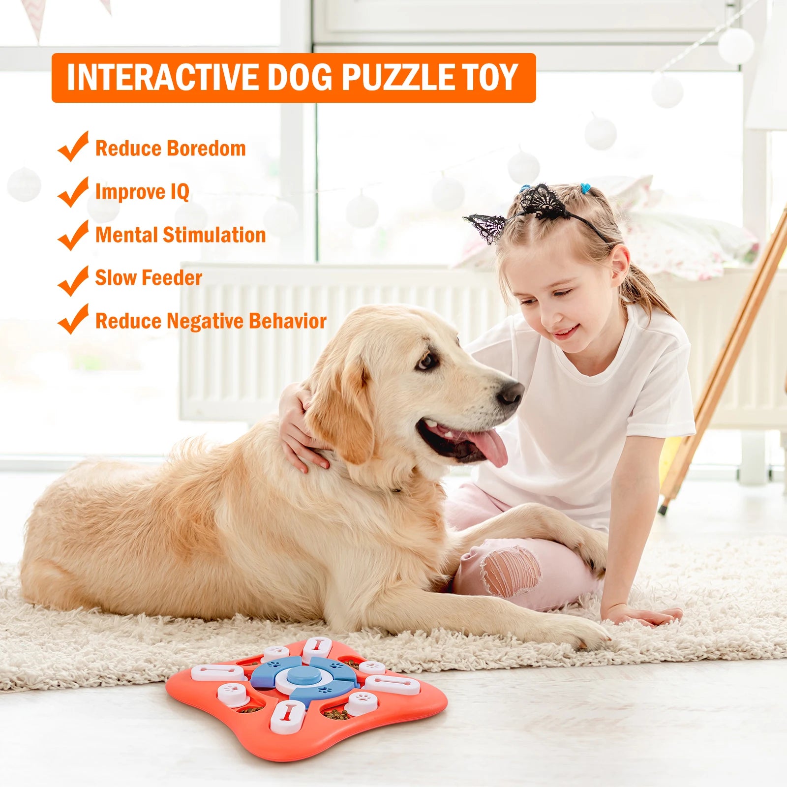 Jeux d'intelligence - Puzzle pour chien et chat