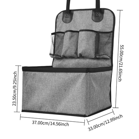 Siège auto pour siège avant de voiture avec poches de rangement pour chiens de petite taille