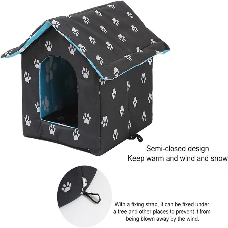 Niche d'extérieur imperméable pour chien et chat