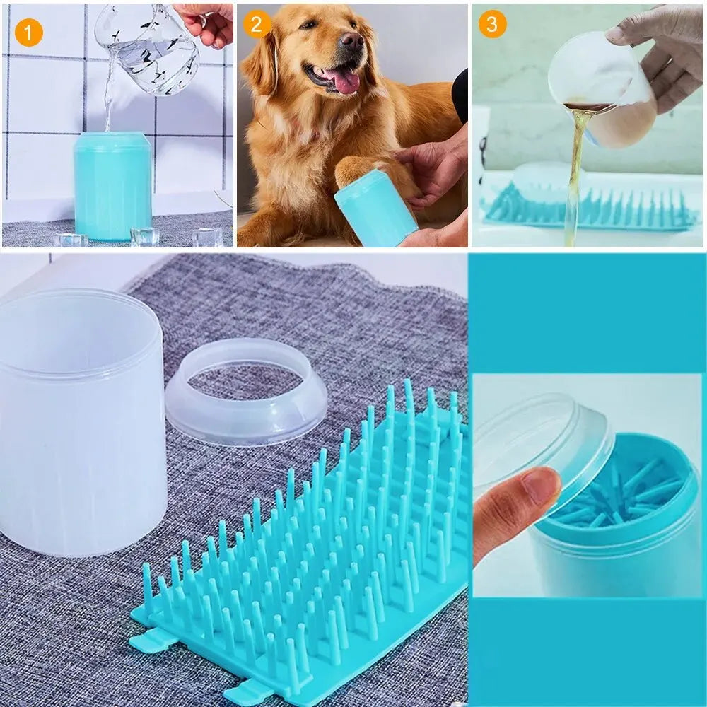 Nettoyeur de pattes pour chien
