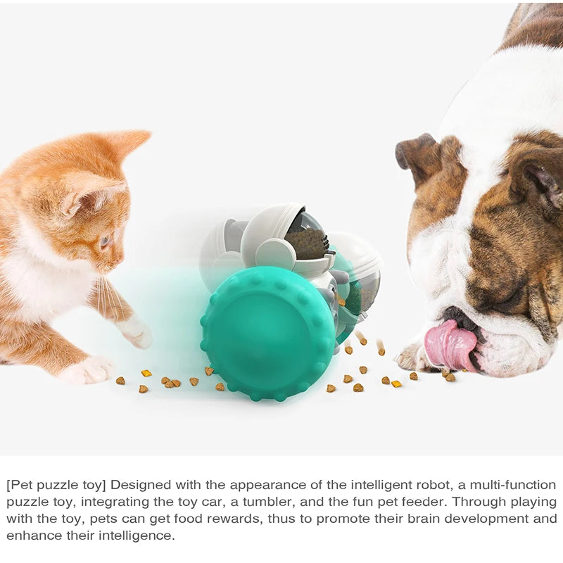 Jouet interactif - Distributeur de croquettes pour chien et chat