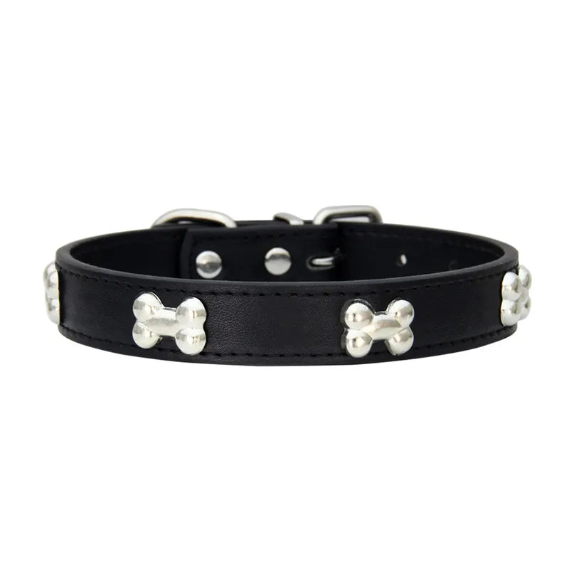 Collier motif os pour chien