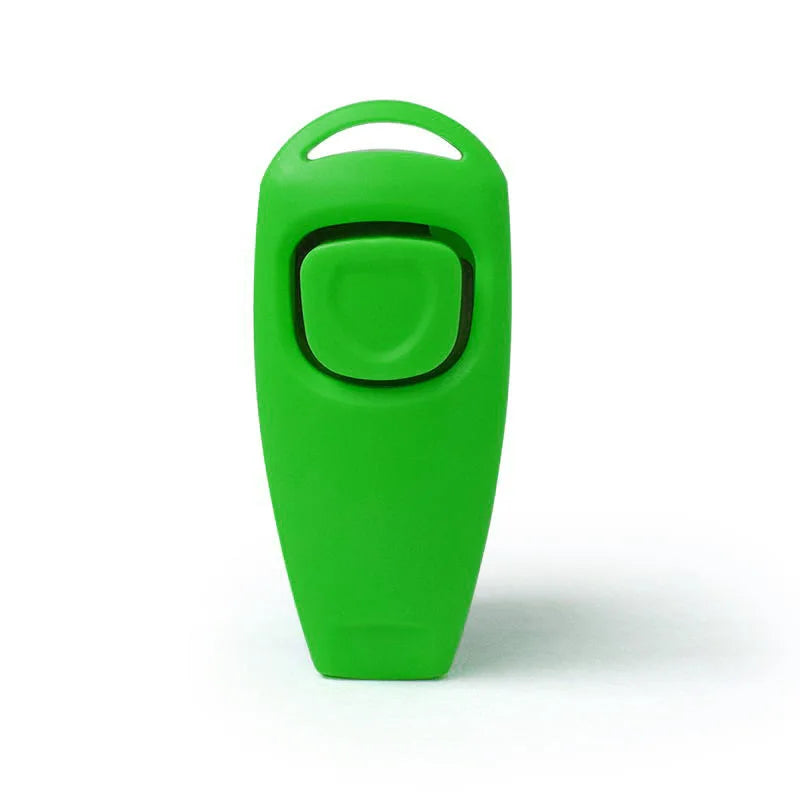 Clicker d'éducation + sifflet 2 en 1 pour chien