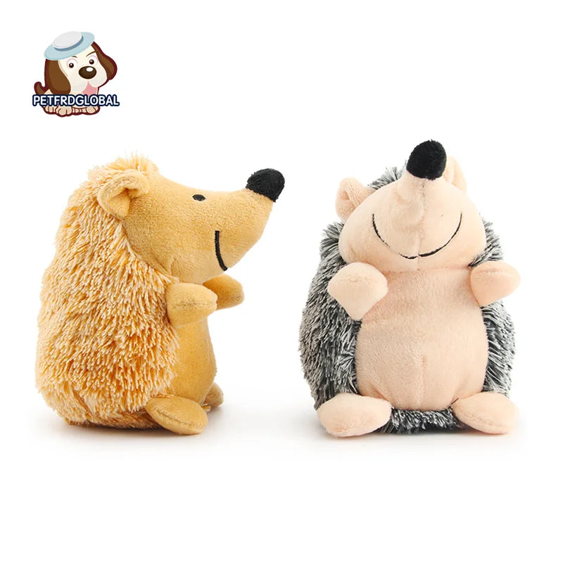 Peluche hérisson sonore pour petits chiens