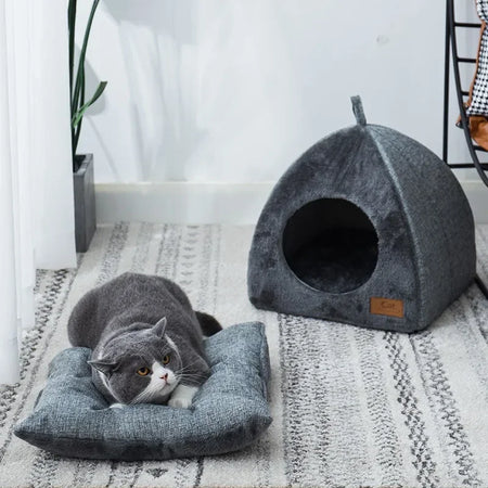 Niche mœlleuse et antidérapante pour chien et chat