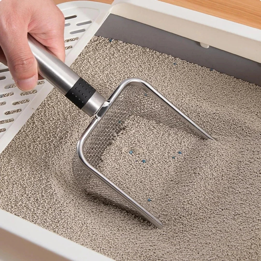 Pelle à litière en acier inoxydable