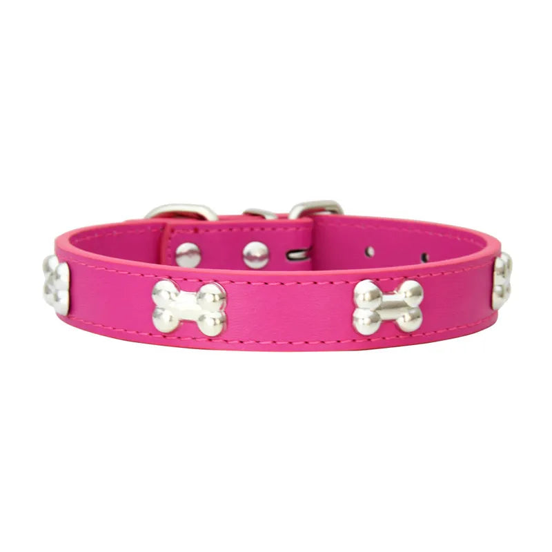 Collier motif os pour chien