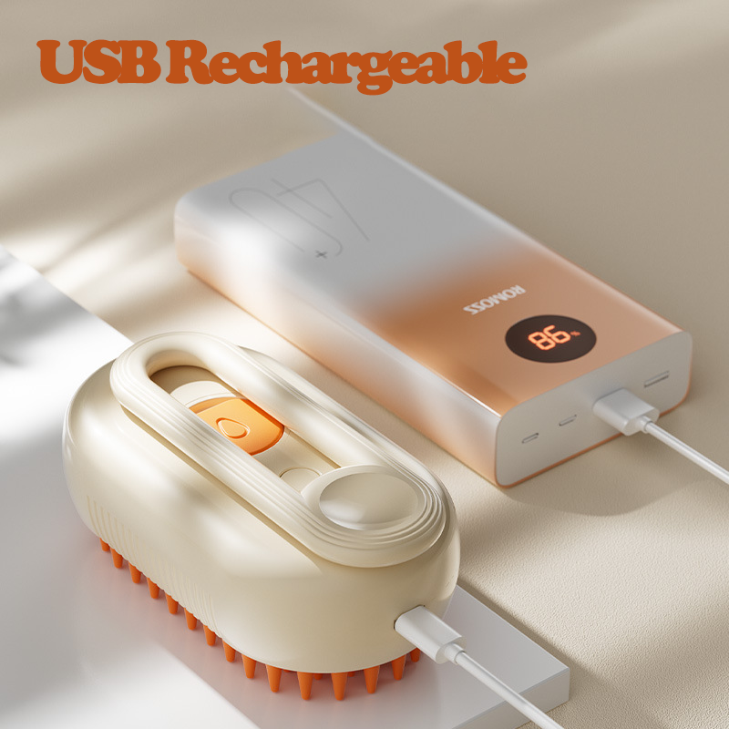 Brosse à vapeur pour chien et chat