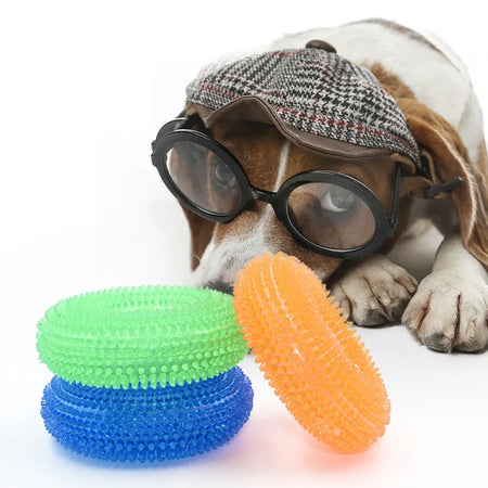 Donut sonore à mâcher pour petits et moyens chiens