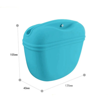 Pochette à friandises en silicone pour chien