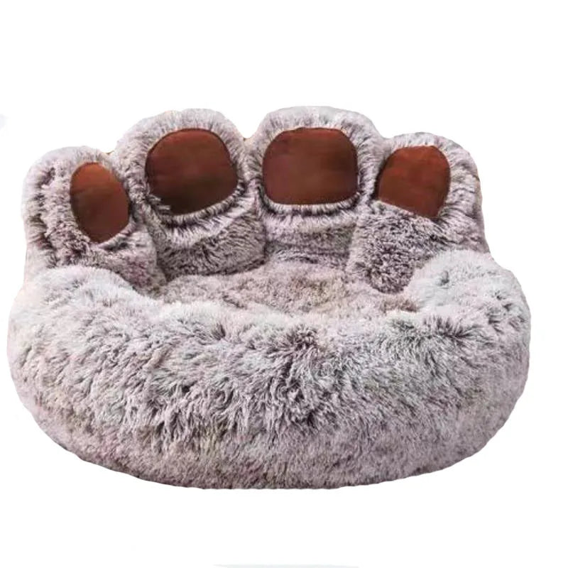 Coussin anti - stress en forme de patte pour chien et chat