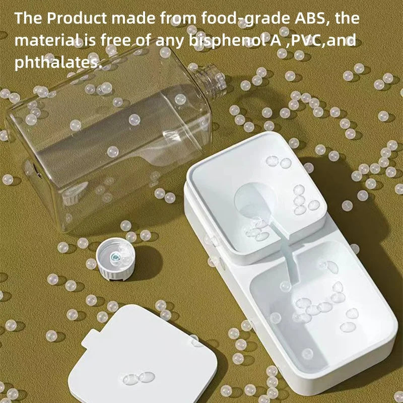 Distributeur automatique d'eau et nourriture pour chien et chat