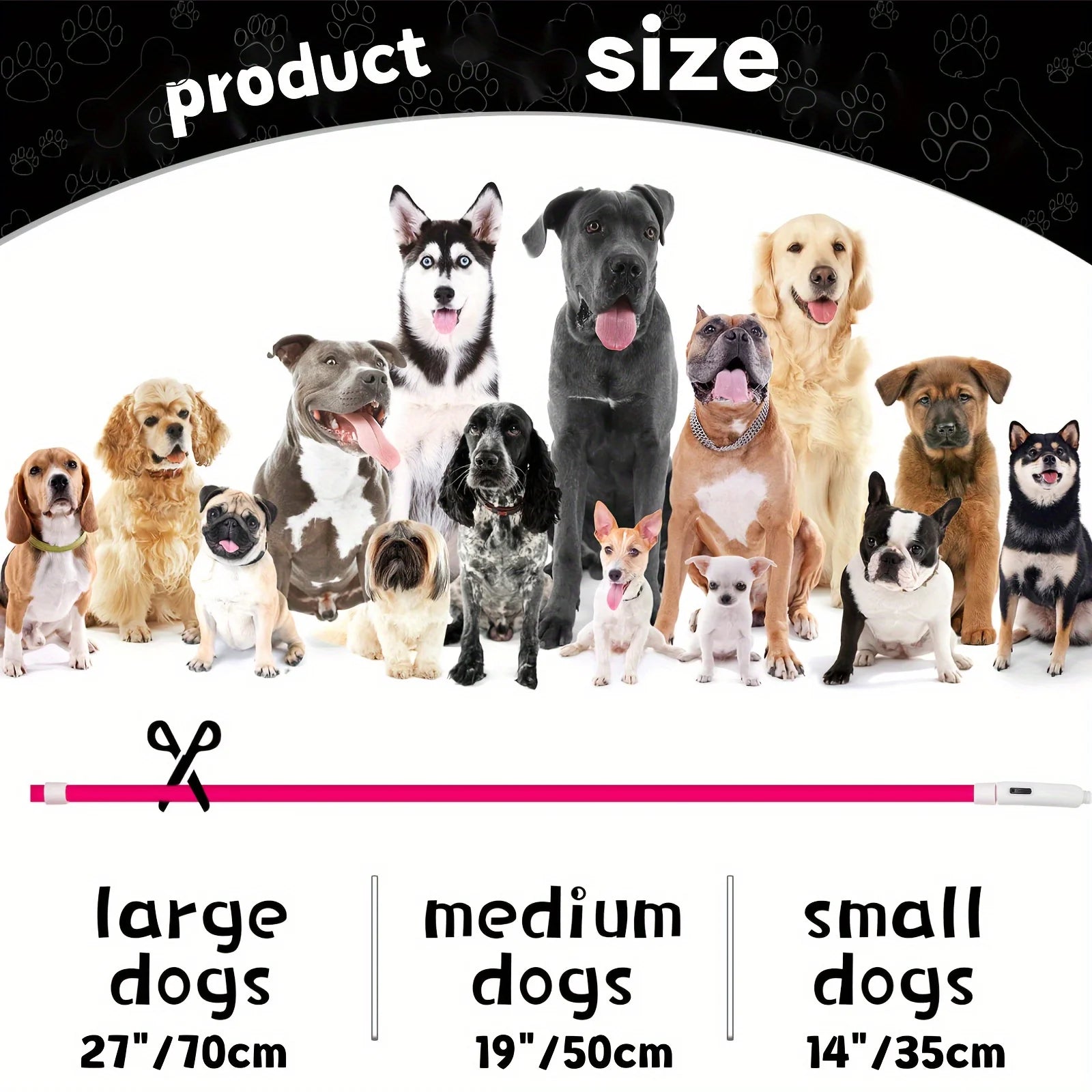 Collier Lumineux à LED Sécurisant avec 3 Modes d'Éclairage, Rechargeable par USB pour Chien