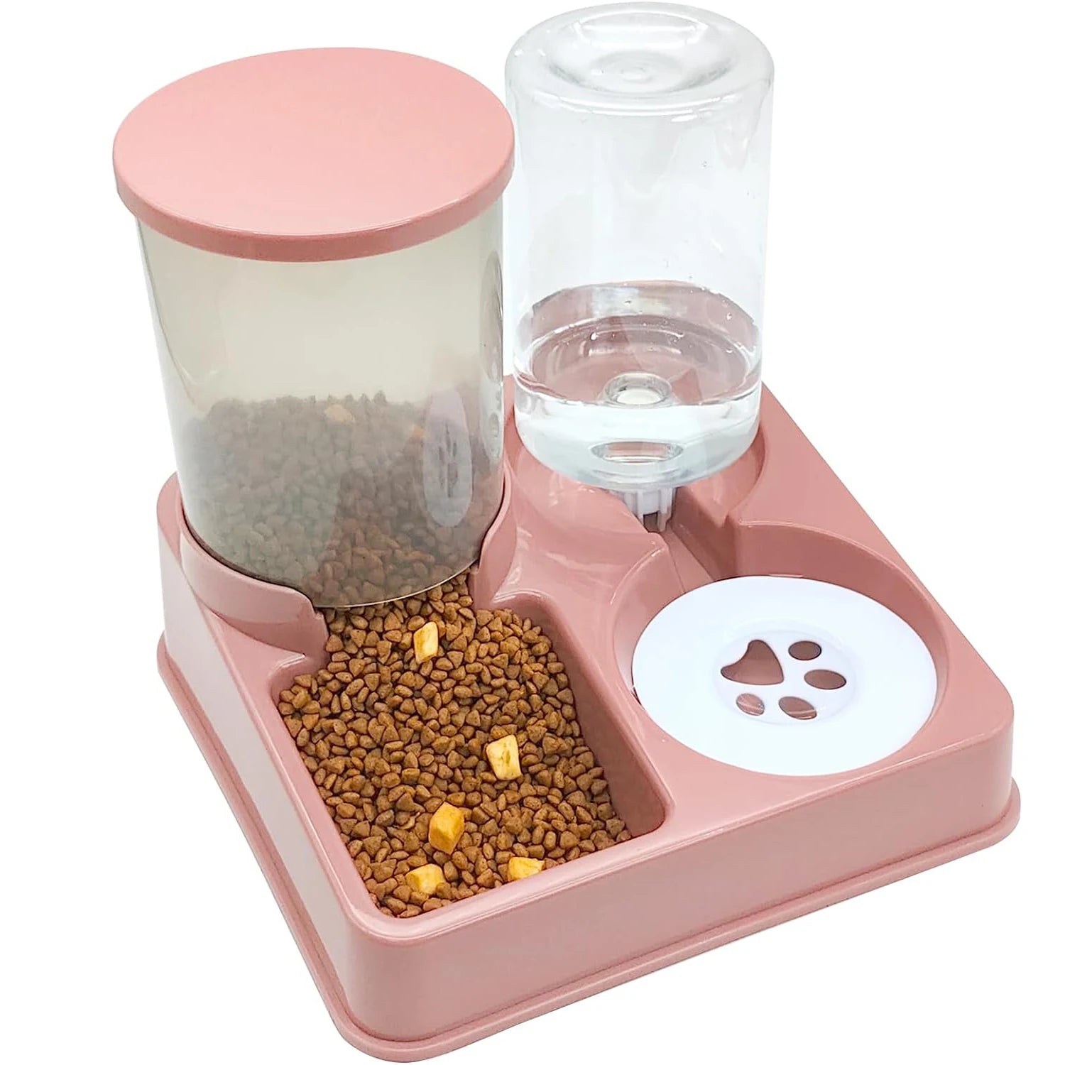 Distributeur automatique 2 en 1 eau et nourriture pour petits chiens et chats