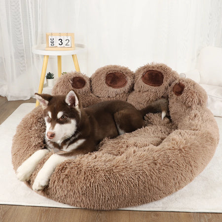 Coussin anti - stress en forme de patte pour chien et chat