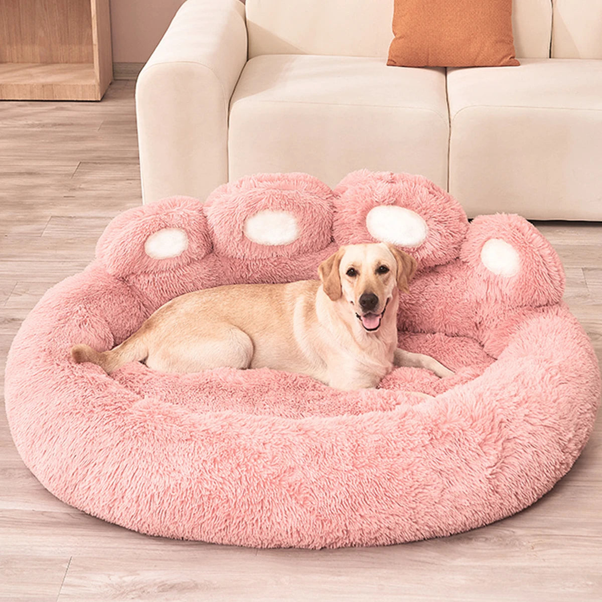 Coussin anti - stress en forme de patte pour chien et chat