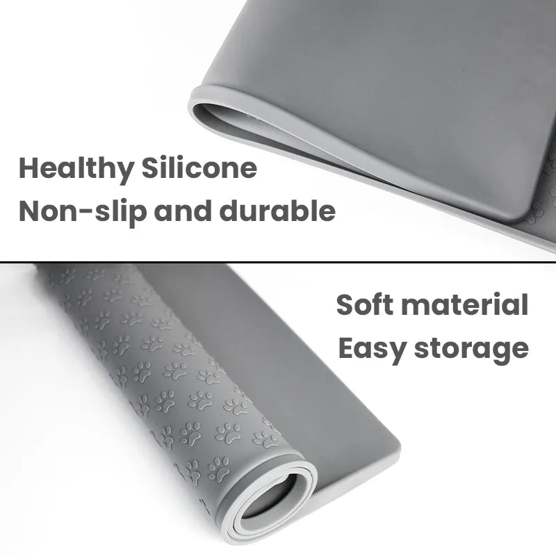 Tapis d'alimentation imperméable pour chien et chat