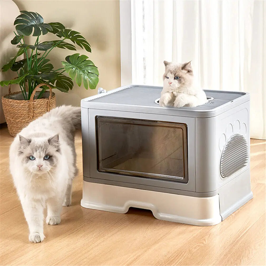 Maison de Toilette pliable pour chat
