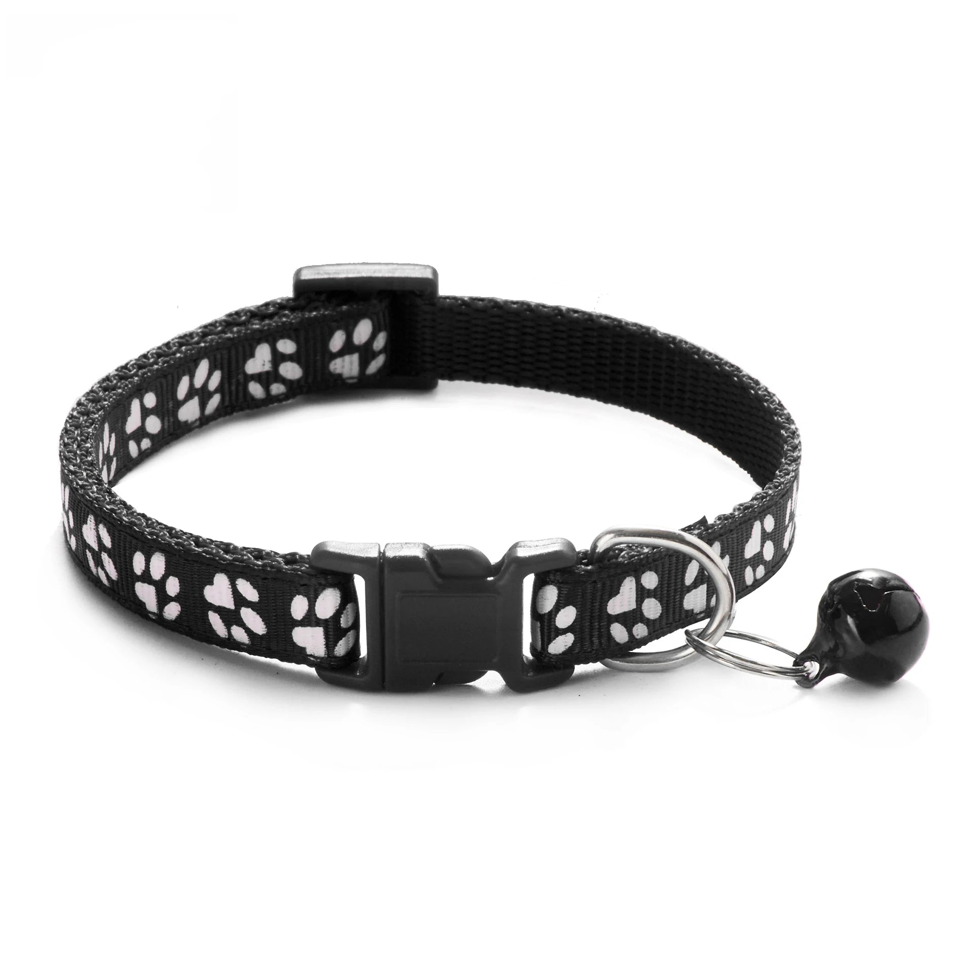 Collier motif imprimé avec clochette pour chat