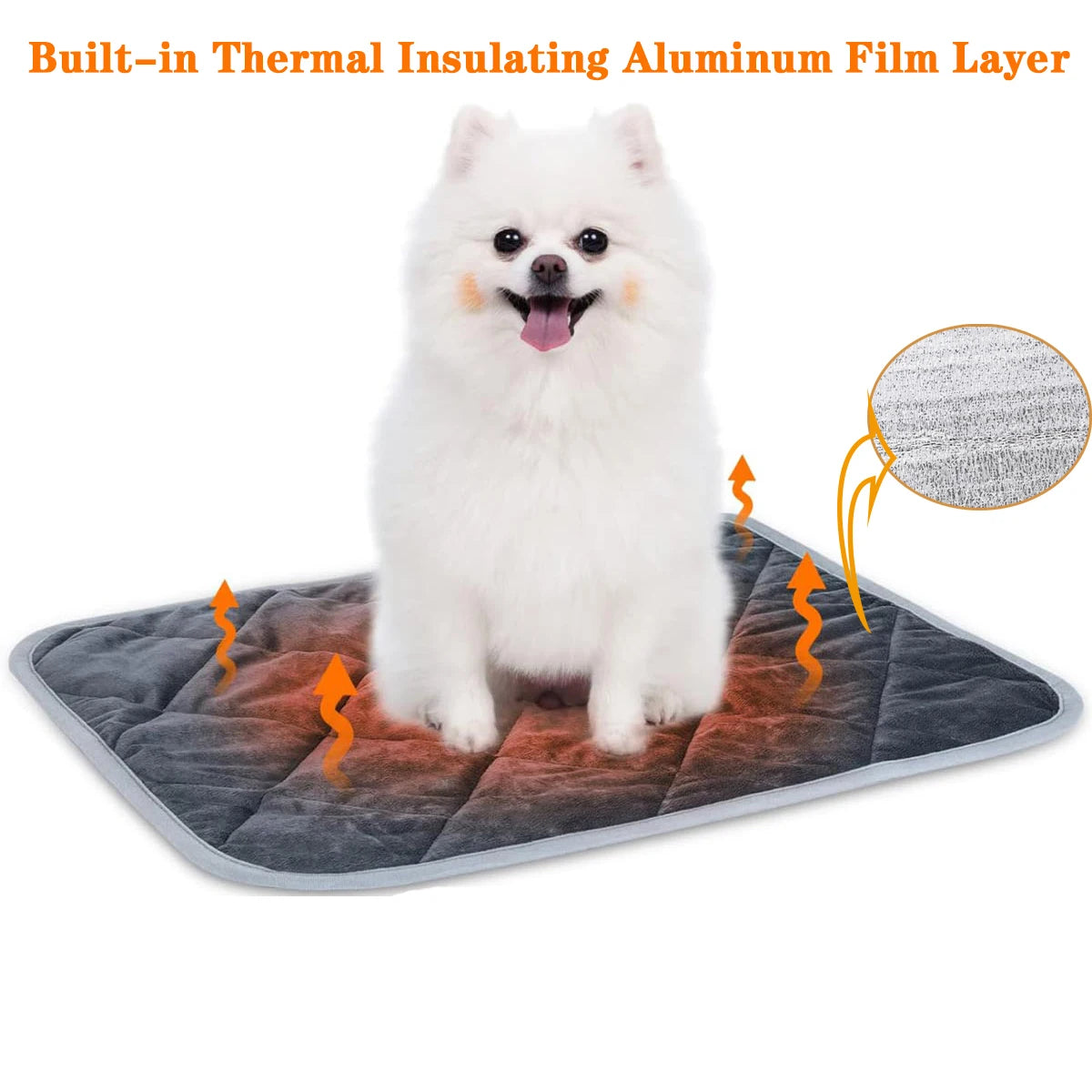 Tapis thermique isolant pour chien et chat
