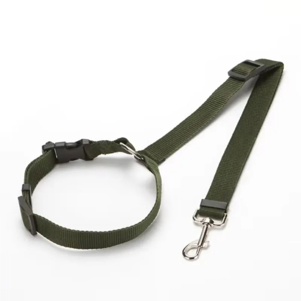Ceinture de sécurité 2 en 1 ajustable pour chien