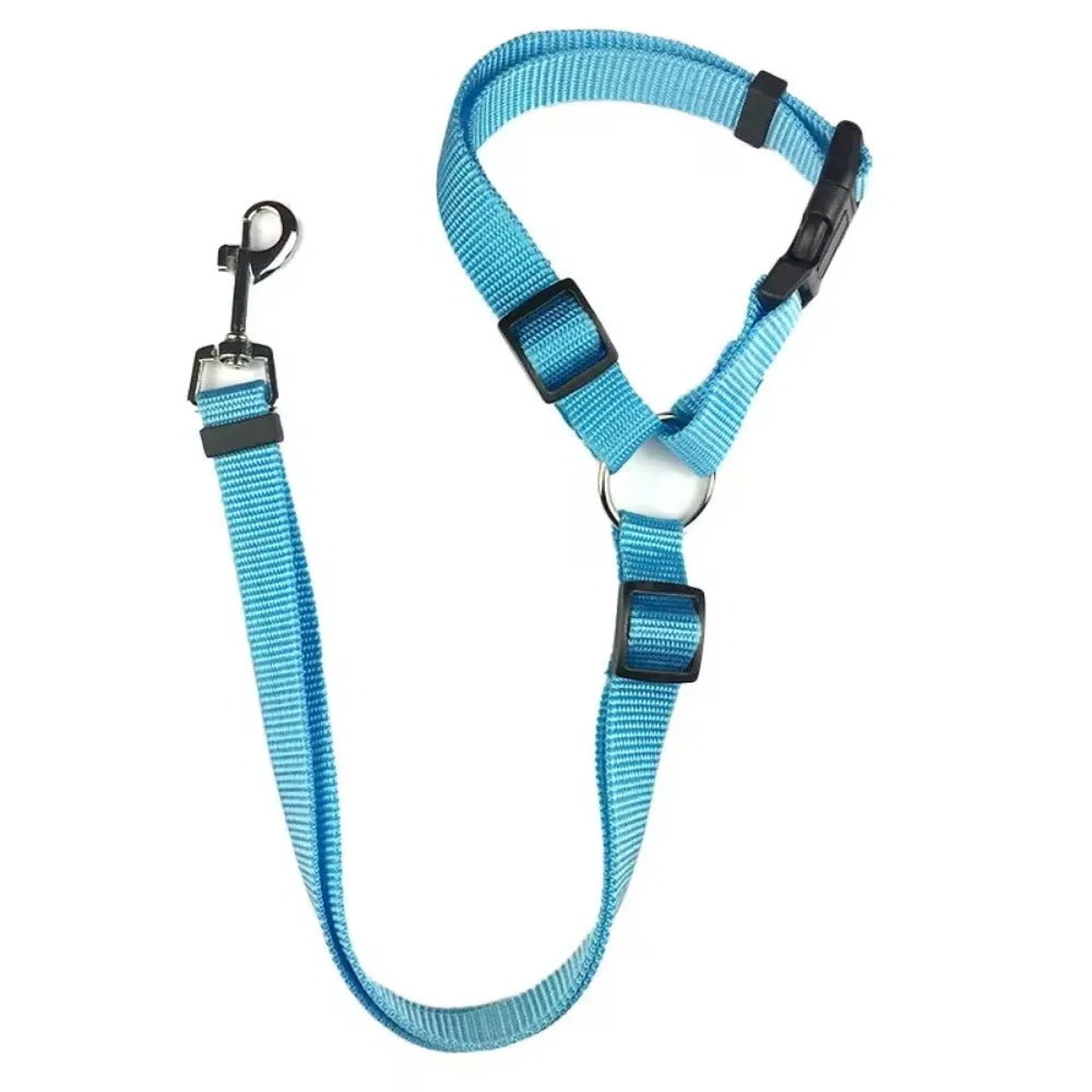 Ceinture de sécurité 2 en 1 ajustable pour chien