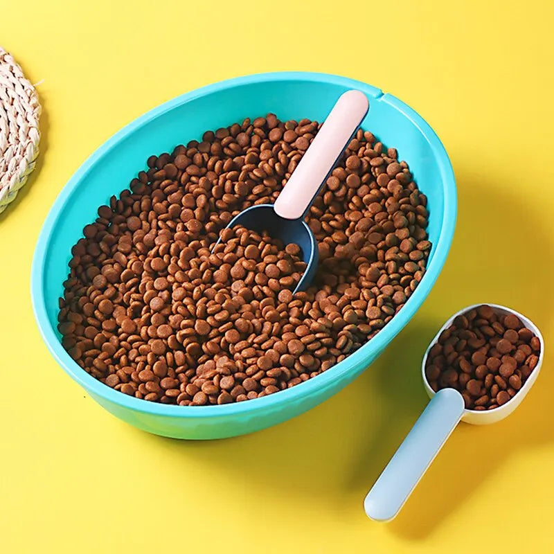 Cuillère d'alimentation multifonctionnelle avec clip pour chien et chat